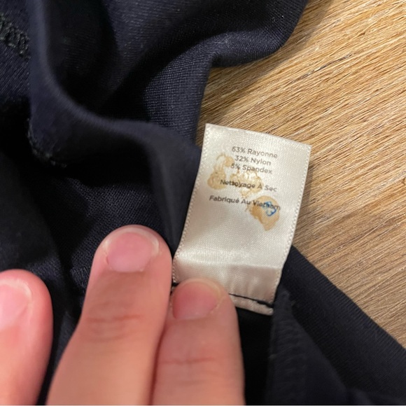 Talbots Sheath Dress Women's Plus Size 20 WP Navy Blue Jersey Stretch - Picture 9 of 9